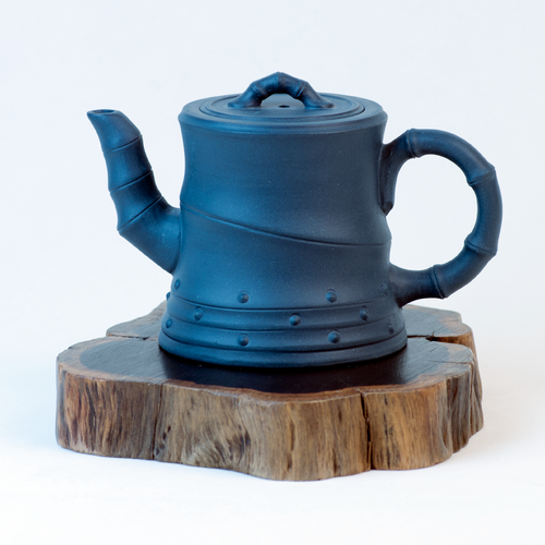 Исинский чайник "Бамбук" (A6) синяя глина